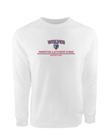 MLK HS  Wrestling Split - Crewneck Sweatshirt