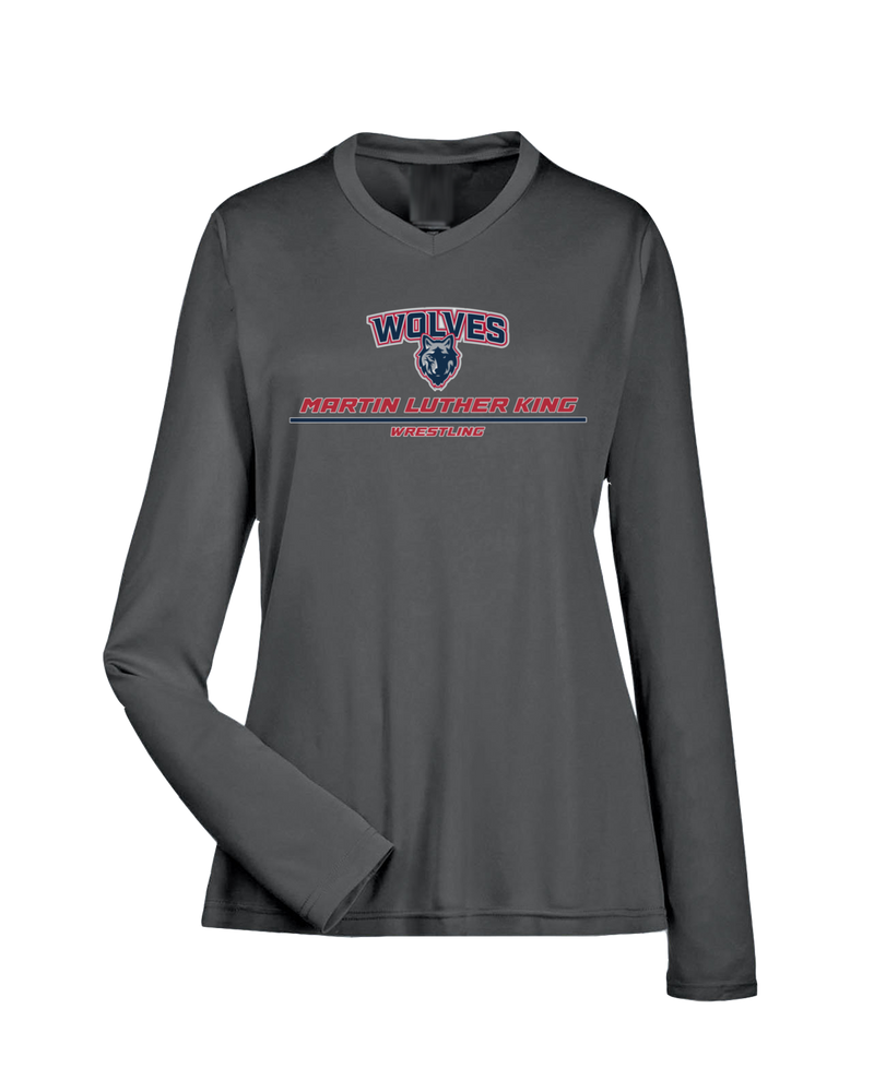 MLK HS  Wrestling Split - Womens Performance Long Sleeve