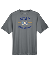 More Than Athletics Prep School Basketball MTAP Curve - Performance T-Shirt