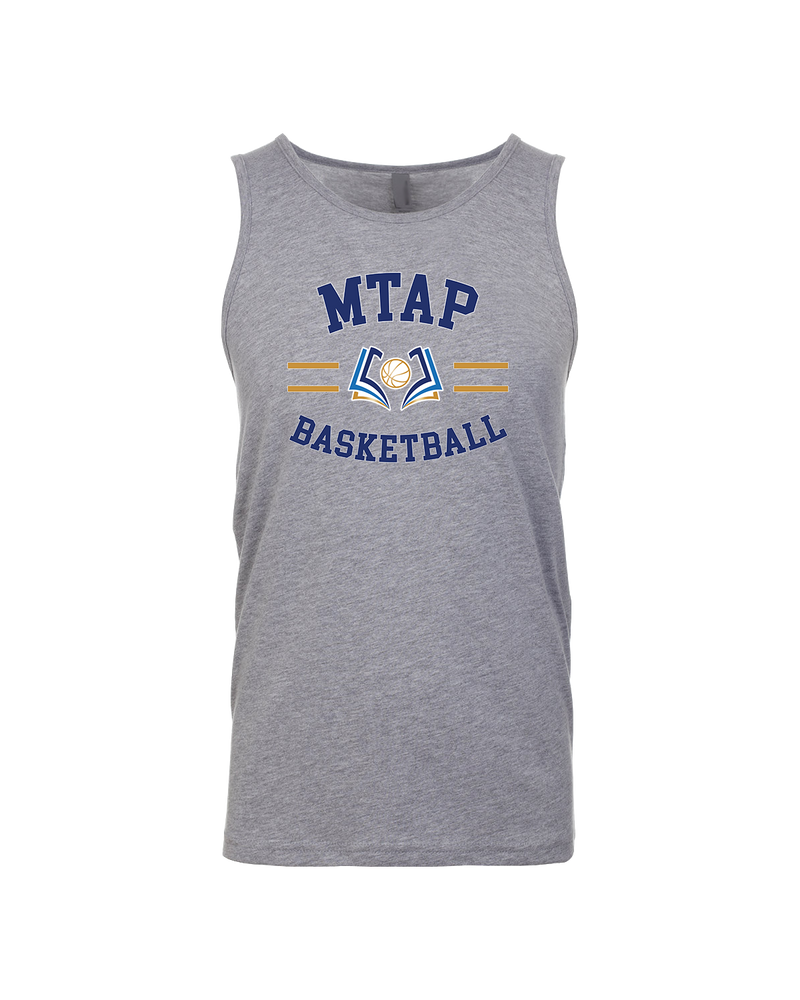 More Than Athletics Prep School Basketball MTAP Curve - Mens Tank Top