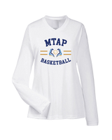 More Than Athletics Prep School Basketball MTAP Curve - Womens Performance Long Sleeve