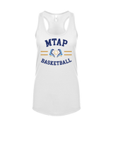 More Than Athletics Prep School Basketball MTAP Curve - Womens Tank Top