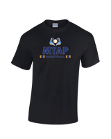 More Than Athletics Prep School Basketball MTAP Stacked - Cotton T-Shirt