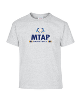 More Than Athletics Prep School Basketball MTAP Stacked - Youth T-Shirt