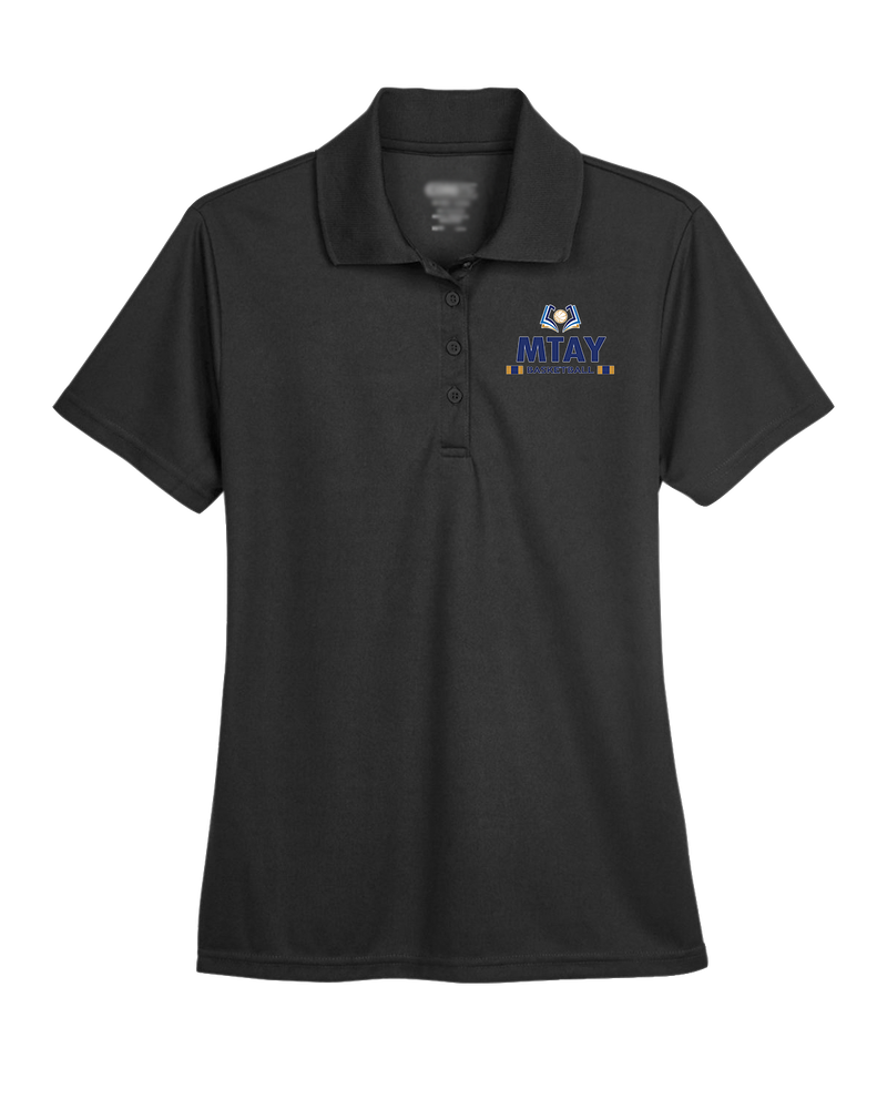 More Than Athletics Prep School Basketball MTAY Stacked - Womens Polo