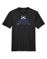 More Than Athletics Prep School Basketball MTAY Stacked - Youth Performance T-Shirt