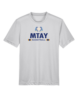 More Than Athletics Prep School Basketball MTAY Stacked - Youth Performance T-Shirt