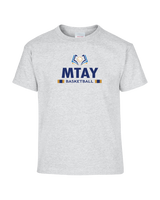 More Than Athletics Prep School Basketball MTAY Stacked - Youth T-Shirt