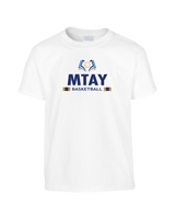More Than Athletics Prep School Basketball MTAY Stacked - Youth T-Shirt
