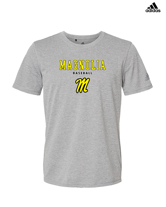 Magnolia HS Baseball Block - Mens Adidas Performance Shirt