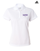 Manteno HS Softball Block - Adidas Womens Polo