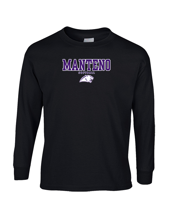 Manteno HS Softball Block - Cotton Longsleeve