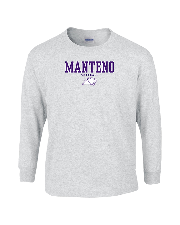 Manteno HS Softball Block - Cotton Longsleeve