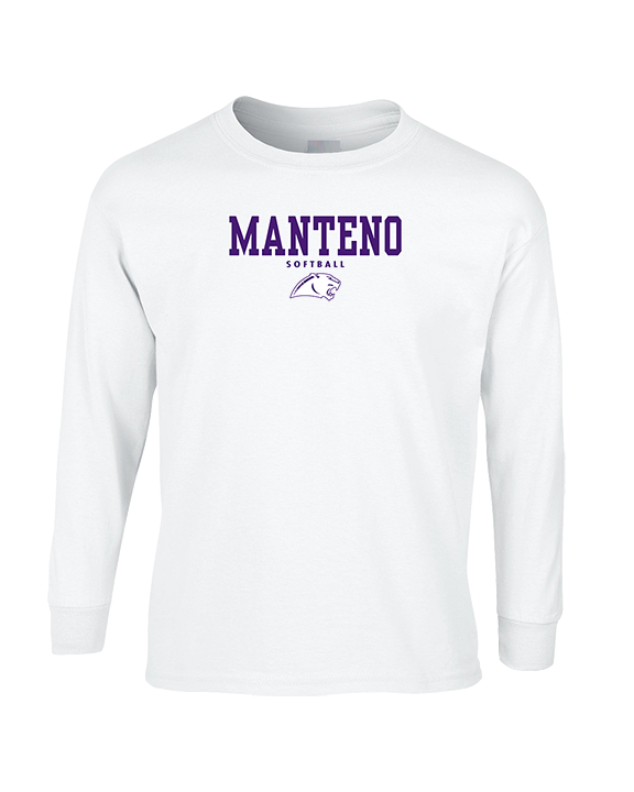 Manteno HS Softball Block - Cotton Longsleeve