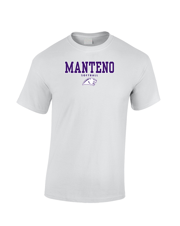 Manteno HS Softball Block - Cotton T-Shirt