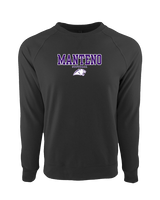 Manteno HS Softball Block - Crewneck Sweatshirt