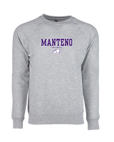 Manteno HS Softball Block - Crewneck Sweatshirt