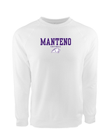 Manteno HS Softball Block - Crewneck Sweatshirt