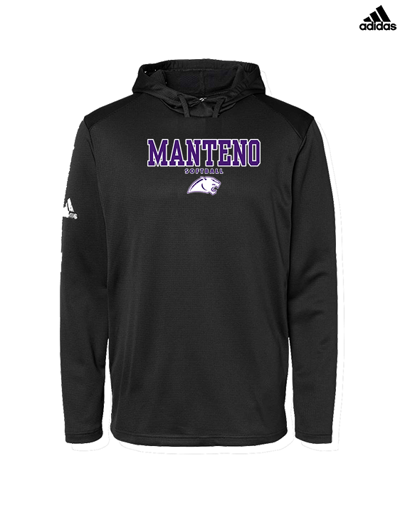 Manteno HS Softball Block - Mens Adidas Hoodie