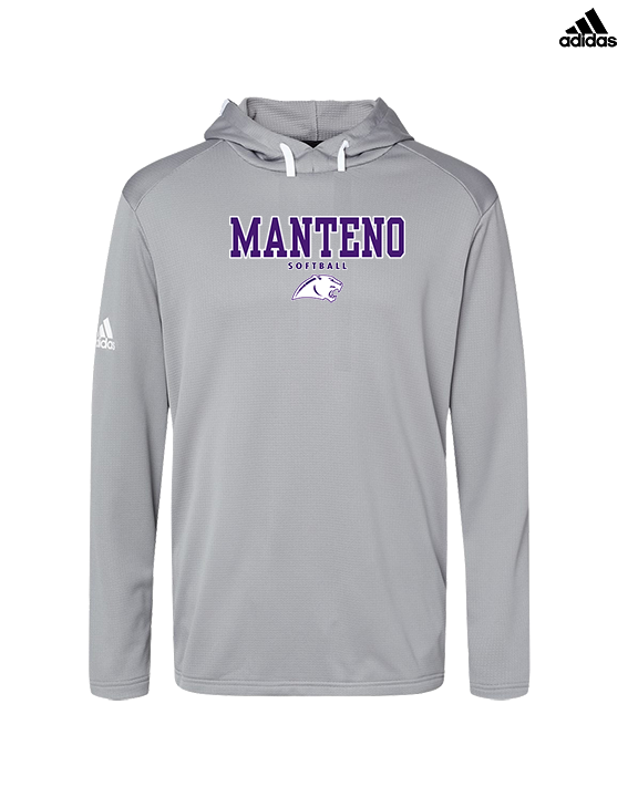 Manteno HS Softball Block - Mens Adidas Hoodie