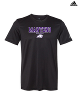 Manteno HS Softball Block - Mens Adidas Performance Shirt