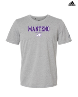 Manteno HS Softball Block - Mens Adidas Performance Shirt