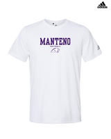 Manteno HS Softball Block - Mens Adidas Performance Shirt