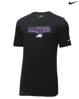 Manteno HS Softball Block - Mens Nike Cotton Poly Tee