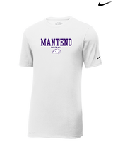 Manteno HS Softball Block - Mens Nike Cotton Poly Tee