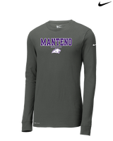 Manteno HS Softball Block - Mens Nike Longsleeve