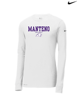 Manteno HS Softball Block - Mens Nike Longsleeve