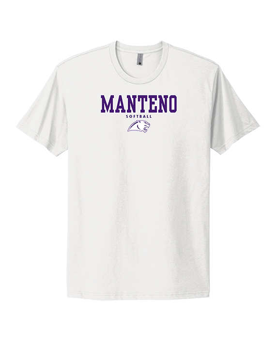 Manteno HS Softball Block - Mens Select Cotton T-Shirt