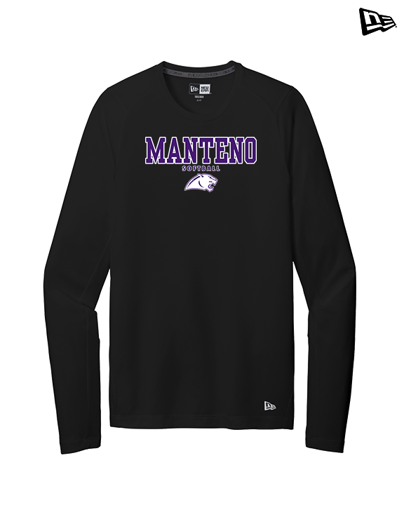 Manteno HS Softball Block - New Era Performance Long Sleeve