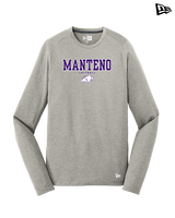 Manteno HS Softball Block - New Era Performance Long Sleeve