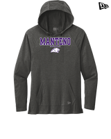 Manteno HS Softball Block - New Era Tri-Blend Hoodie