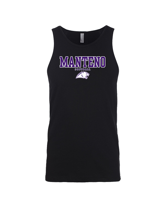 Manteno HS Softball Block - Tank Top