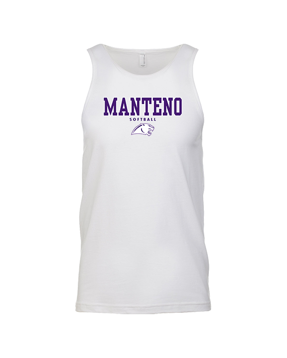 Manteno HS Softball Block - Tank Top