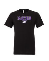 Manteno HS Softball Block - Tri-Blend Shirt