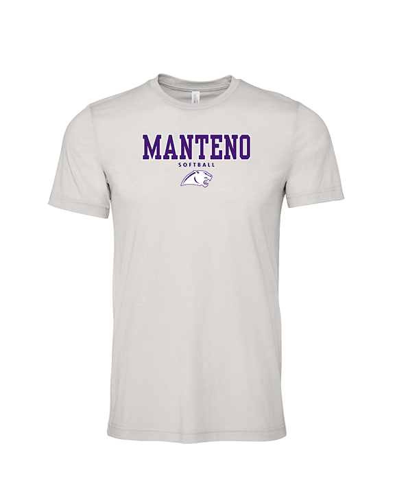 Manteno HS Softball Block - Tri-Blend Shirt