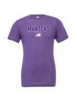 Manteno HS Softball Block - Tri-Blend Shirt