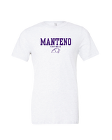 Manteno HS Softball Block - Tri-Blend Shirt