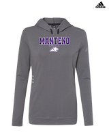 Manteno HS Softball Block - Womens Adidas Hoodie