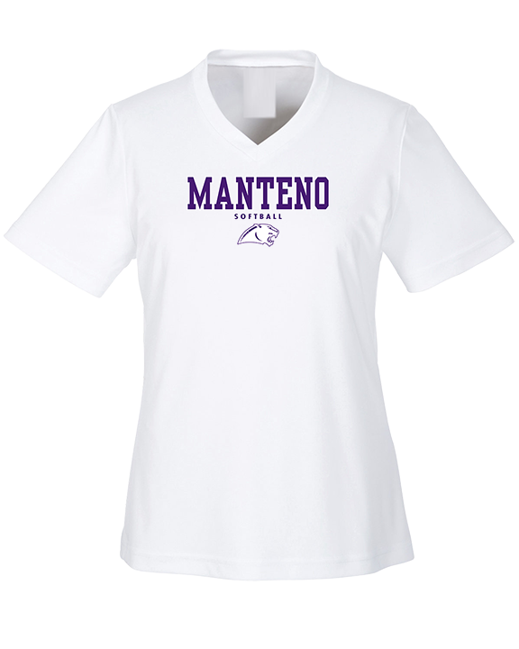 Manteno HS Softball Block - Womens Performance Shirt