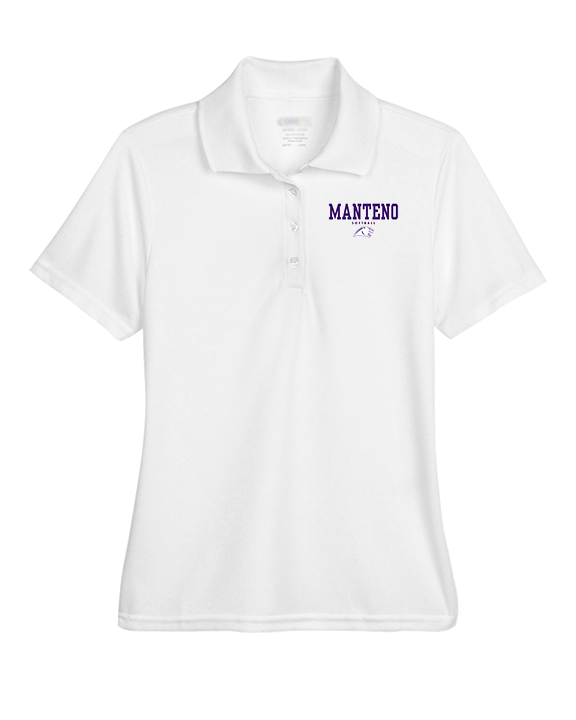 Manteno HS Softball Block - Womens Polo