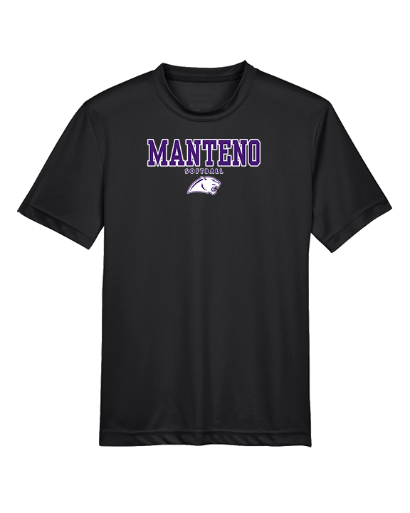 Manteno HS Softball Block - Youth Performance Shirt