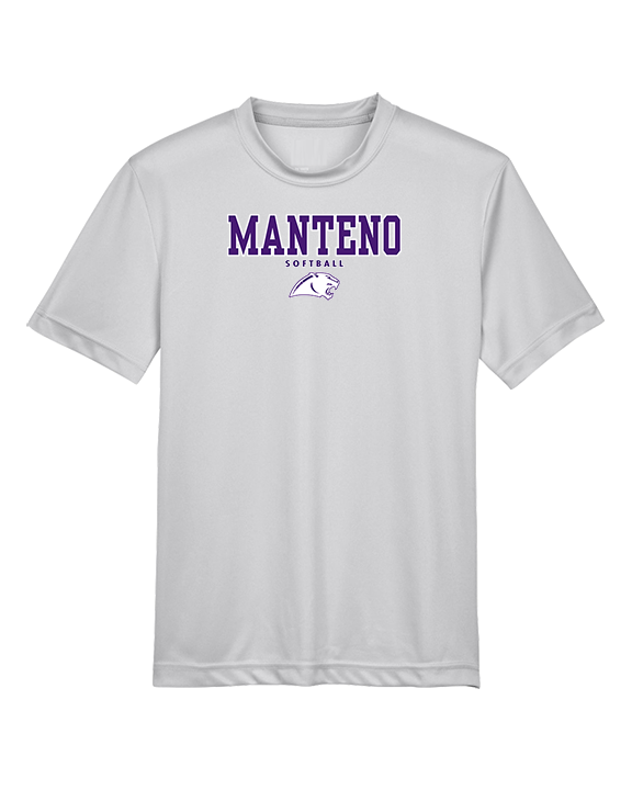 Manteno HS Softball Block - Youth Performance Shirt