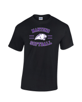 Manteno HS Softball Curve - Cotton T-Shirt