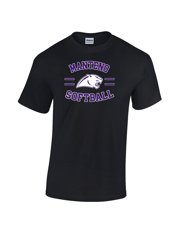 Manteno HS Softball Curve - Cotton T-Shirt