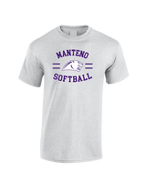 Manteno HS Softball Curve - Cotton T-Shirt