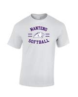 Manteno HS Softball Curve - Cotton T-Shirt